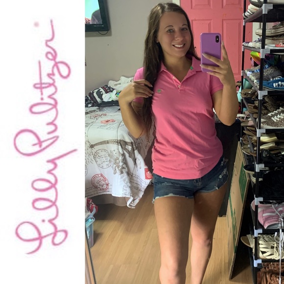 Lilly Pulitzer Tops - last chance 🔥🔥 Lilly Pulitzer logo!